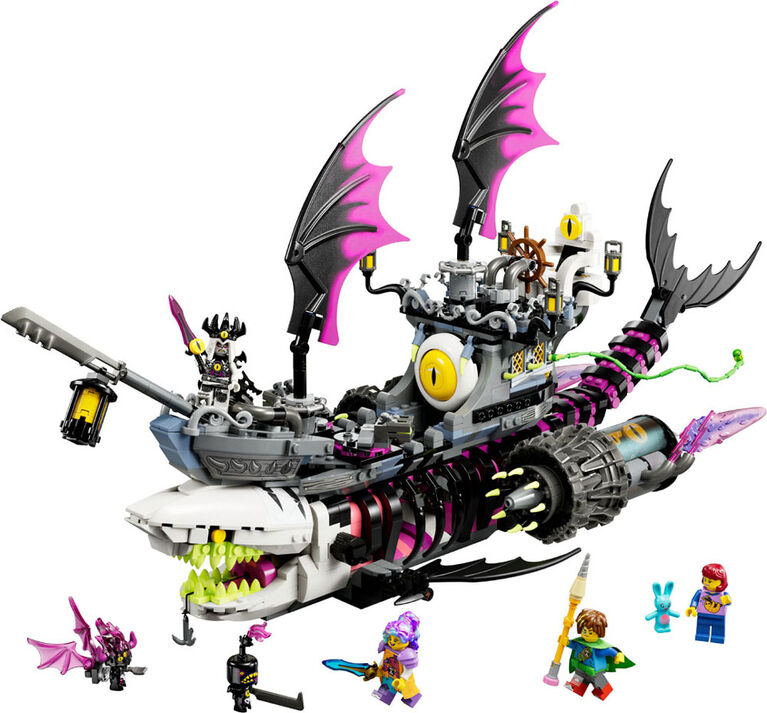 LEGO DREAMZzz Nightmare Shark Ship 71469 Building Toy Set (1,389 Pieces)