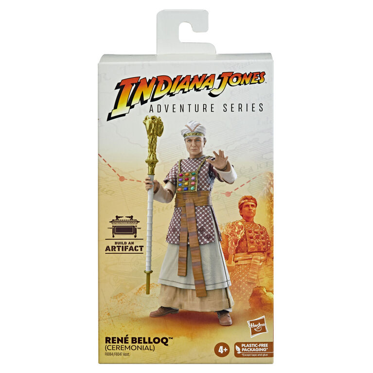 Indiana Jones and the Raiders of the Lost Ark Adventure Series René Belloq (Ceremonial) Toy, 6-inch Indiana Jones Action Figures