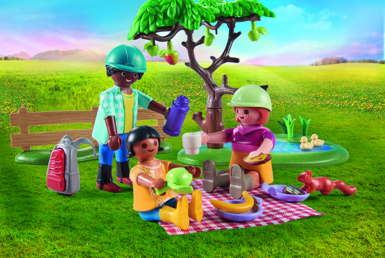 Playmobil - Cavaliers, chevaux et pique-nique