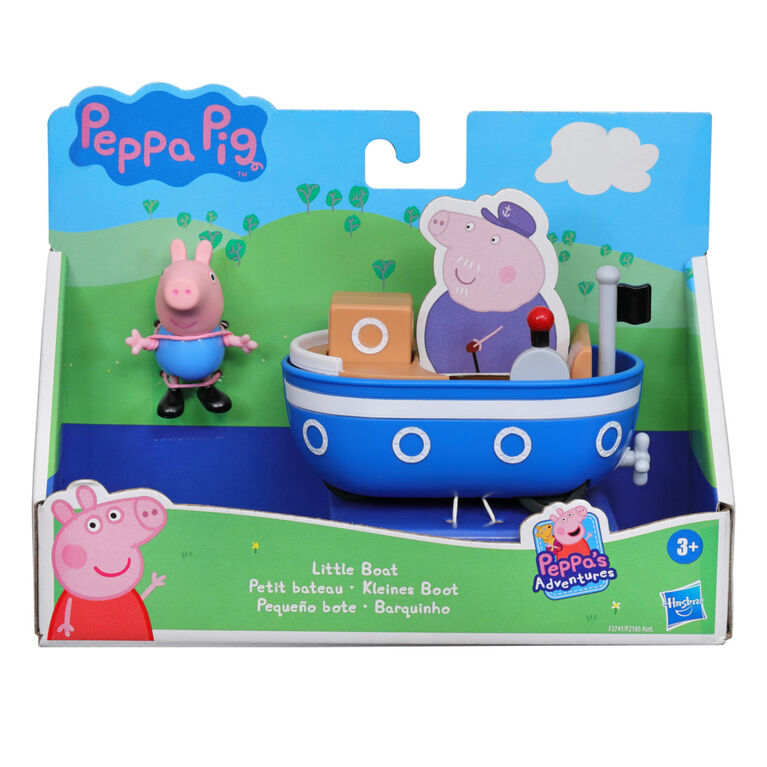 Peppa Pig Peppa's Adventures Little Boat Toy Includes 3-inch George Pig Figure