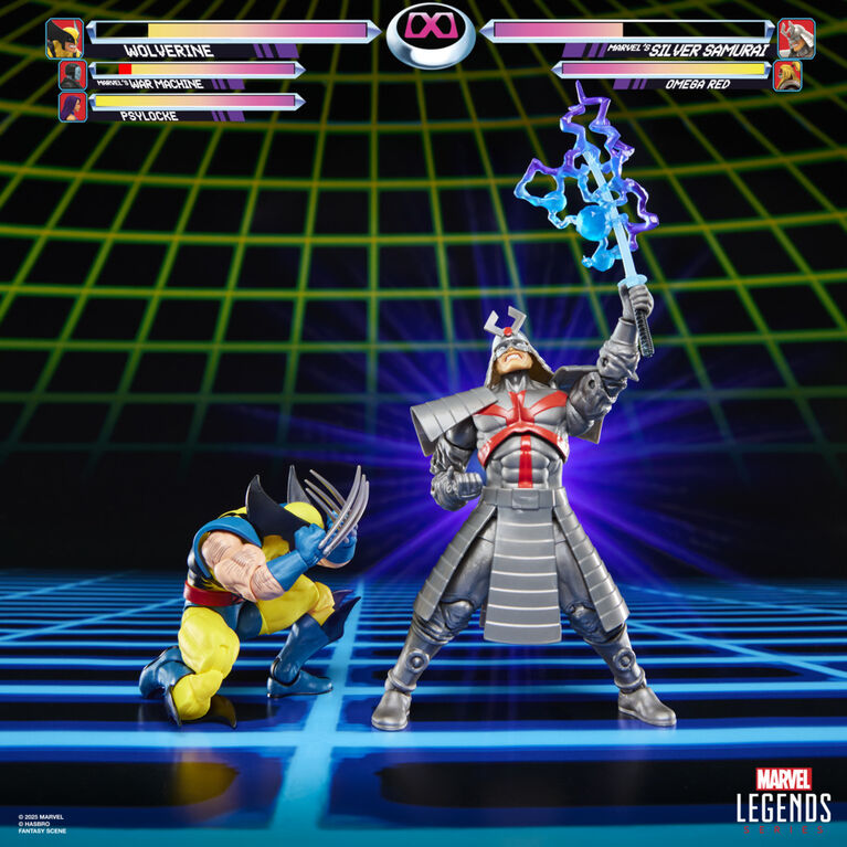 Marvel Legends Series Gamerverse Wolverine vs Marvel's Silver Samurai Action Figure Collectibles Marvel Legends Series Gamerverse Wolverine vs Marvel's Silver Samurai Action Figure Collectibles
