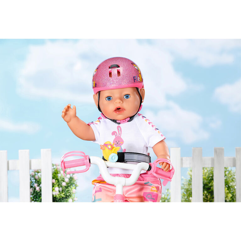 Casque de vélo BABY born pour poupée de 43 cm