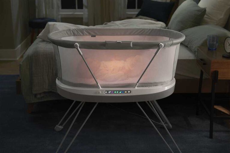 Fisher-Price Luminate Bassinet - Customizable Bedside Baby Crib