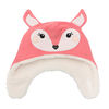 FlapJackKids - Bonnet en polaire Sherpa réversible pour bébé, enfant en bas âge, enfants, filles - Double épaisseur - Lapin / Cerf - Grand 4-6 ans