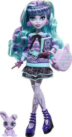 Monster High Soirée Cris-jama Twyla, poupée et accessoires