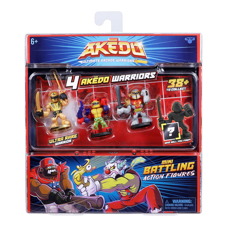 Akedo Ultimate Arcade Warriors Warrior Collector Pack