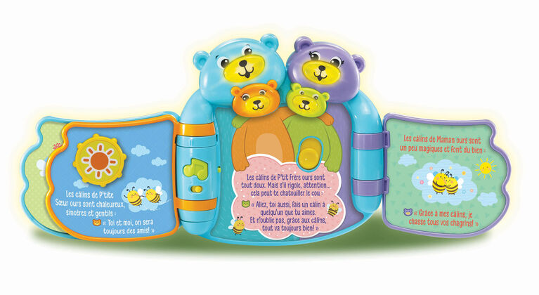 Hug & Learn Bears Book - French Edition