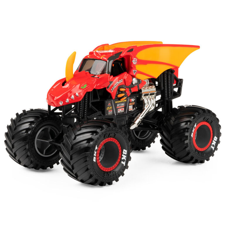 Monster Jam, Official Bakugan Dragonoid Monster Truck, Collector Die-Cast Vehicle, 1:24 Scale