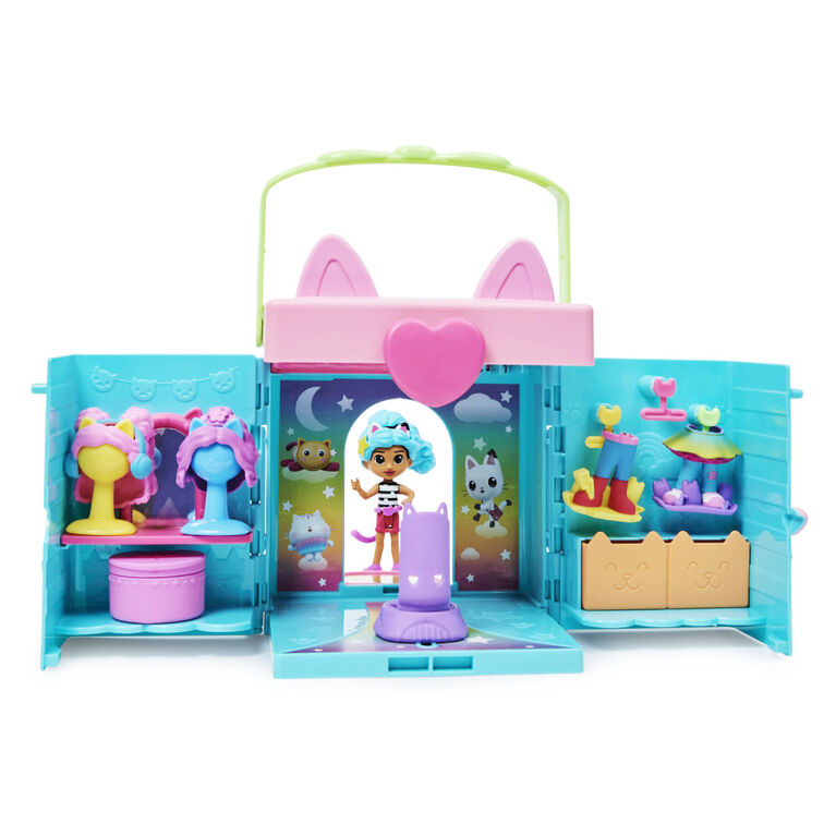  Gabby's Dollhouse, Dress-Up Closet Portable Playset with a Gabby  Doll, Surprise Toys and Photo Shoot Accessories, Kids Toys for Ages 3 and  up : Toys & Games