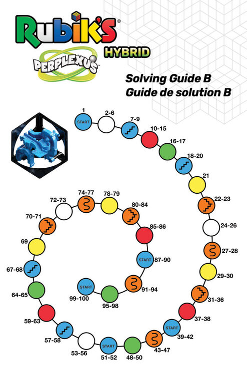 Rubik's Perplexus Hybrid 2 x 2, Challenging Puzzle Maze Skill Game