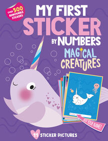 My First Sticker By Numbers: Magical Creatures - Édition anglaise