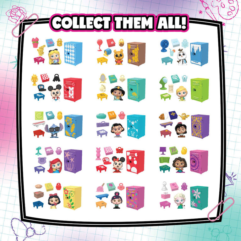 Disney Doorables NEW Academy Surprise Locker Collectible Figures