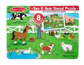 Vieux puzzle sonore de la ferme MacDonald