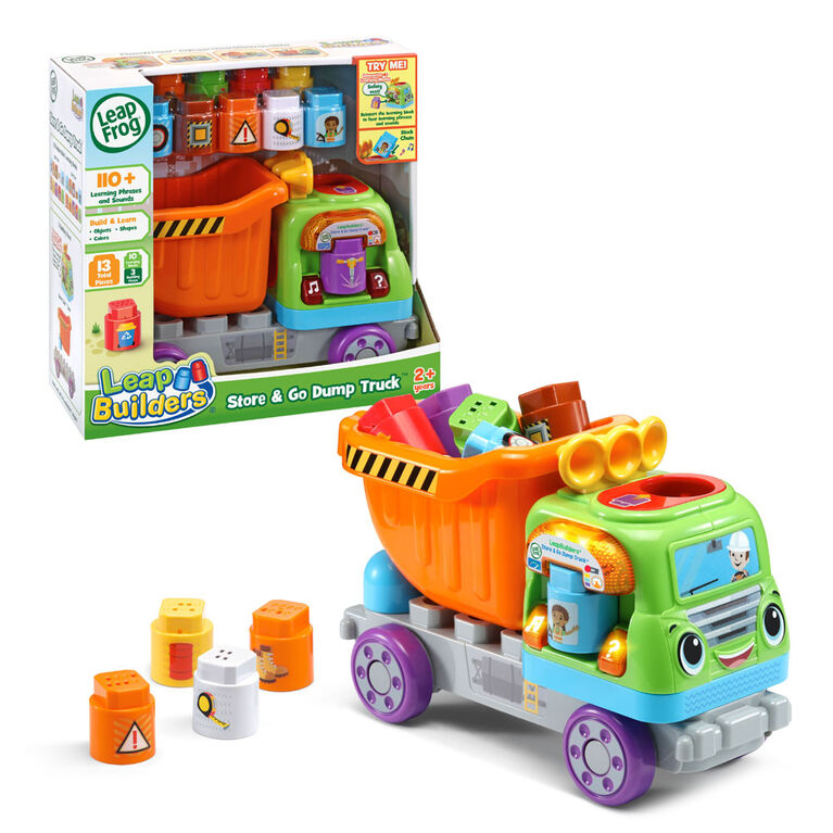 LeapFrog LeapBuilders Mon camion benne des découvertes - Édition anglaise