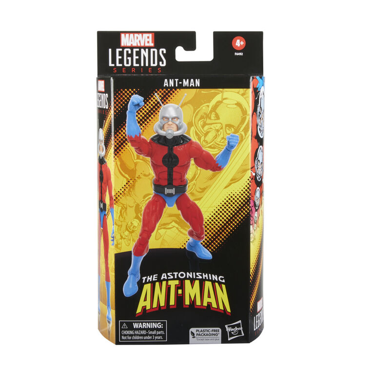 Hasbro Marvel Legends Series Ant-Man, The Astonishing Ant-Man, figurine de collection de 15 cm avec 2 accessoires - Notre exclusivité