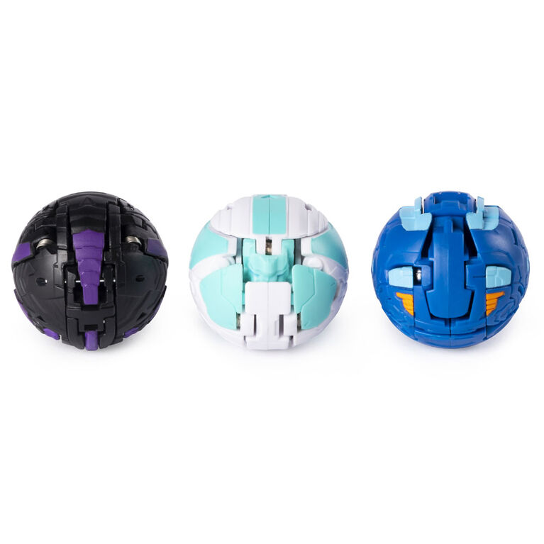 Bakugan Starter Pack 3-Pack, Haos Hydorous, Collectible Transforming Creatures