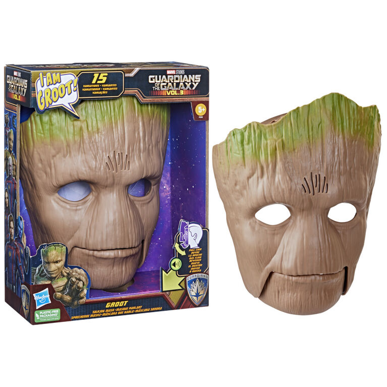 Marvel Guardians of the Galaxy Vol. 3 Groot Role Play Mask, Talking Groot Mask