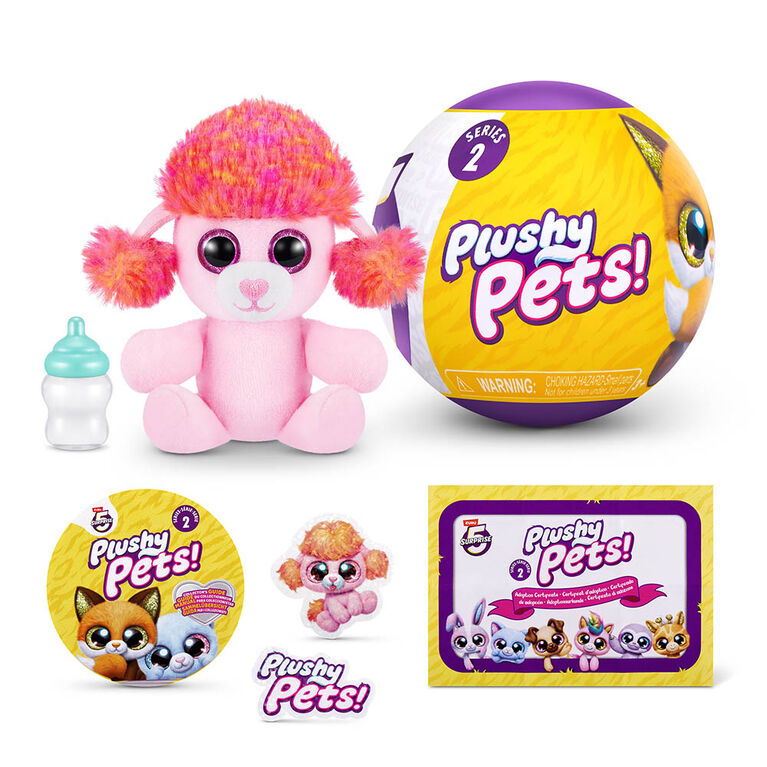 5 Surprise Plushy Pets Series 2 By ZURU