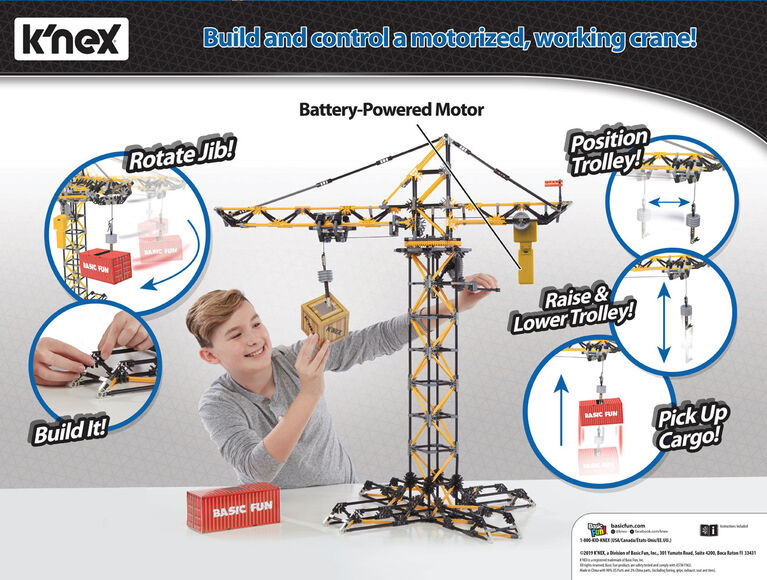K'Nex Control Crane Building Set Toys R Us Canada