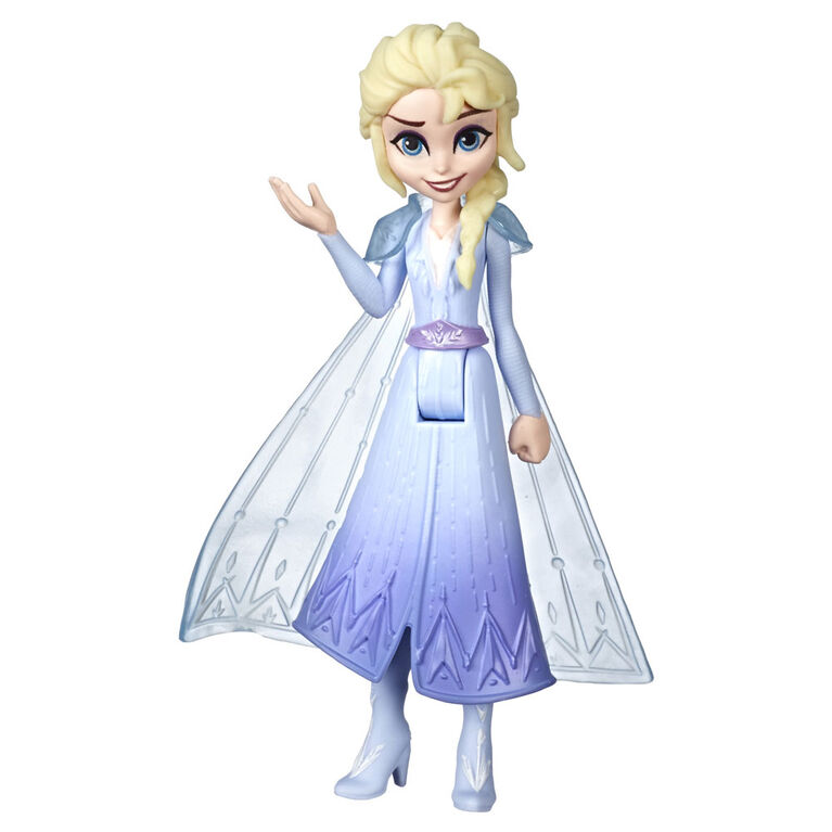 Disney La Reine des neiges, Elsa, petite poupée avec cape inspirée de La Reine des neiges II