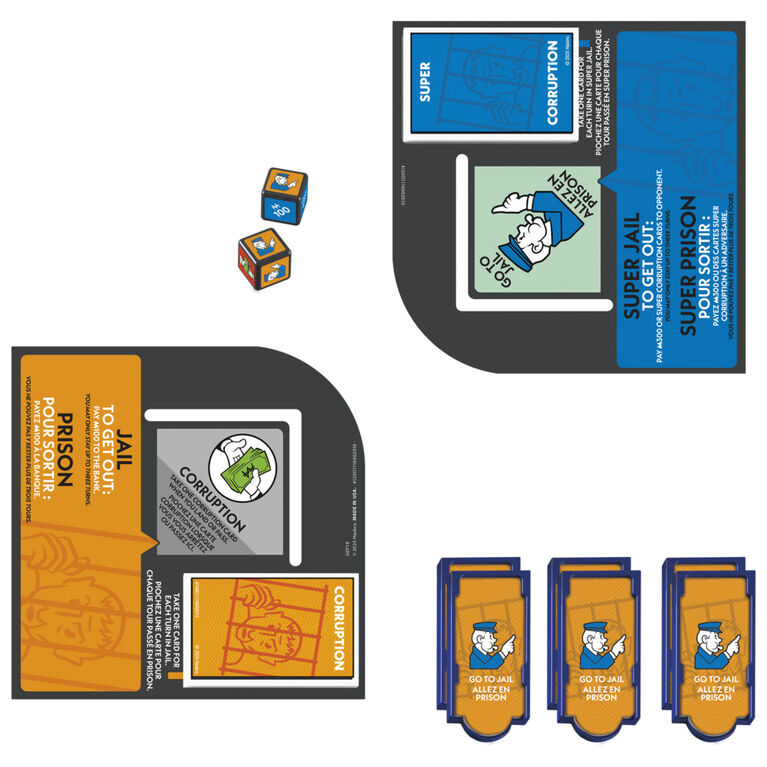 Monopoly Go to Jail EXPANSION (Classic Monopoly Game Required to Play)