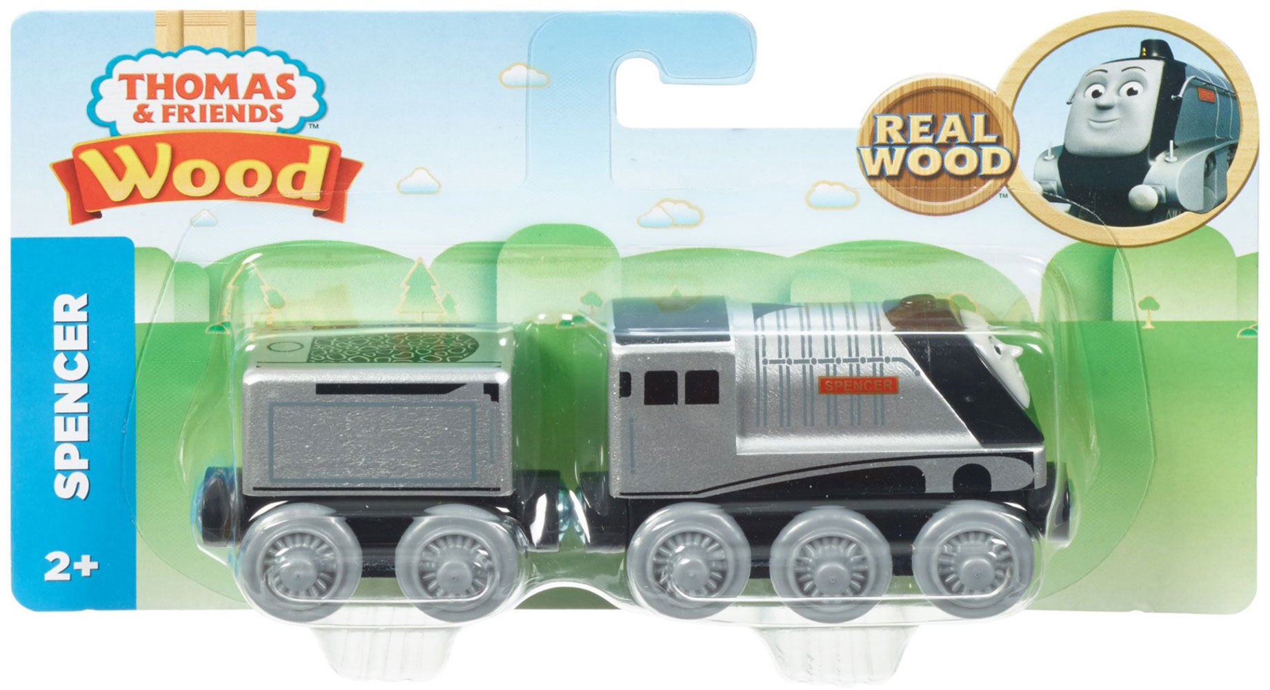 Wooden spencer train hot sale