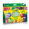 Crayola - 12 marqueurs Silly Scents à pointe oblique
