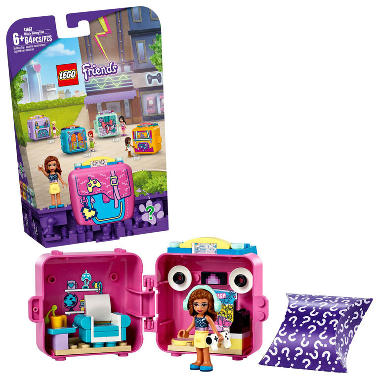 LEGO Friends Le cube de jeu vidéo d'Olivia 41667 (64 pièces)