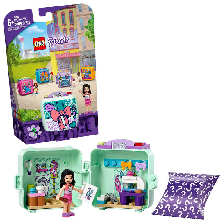 LEGO Friends Le cube de mode d'Emma 41668 (58 pièces)