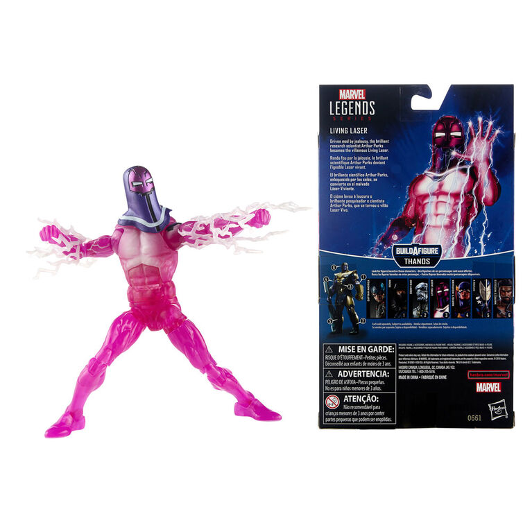 Série Marvel Legends, Figurine de collection Living Laser de 15 cm.