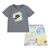 Ensemble T-shirt et Shorts Nike - Arc-En-Ciel - Taille 3T