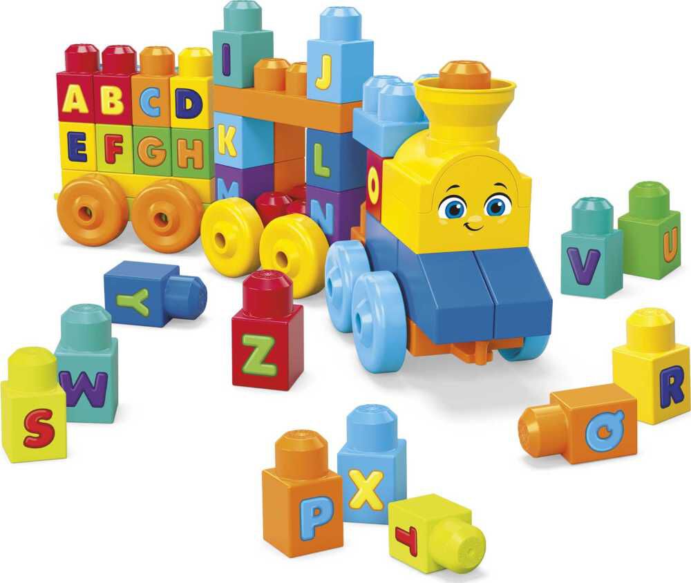 Mega bloks abc musical train building set new arrivals