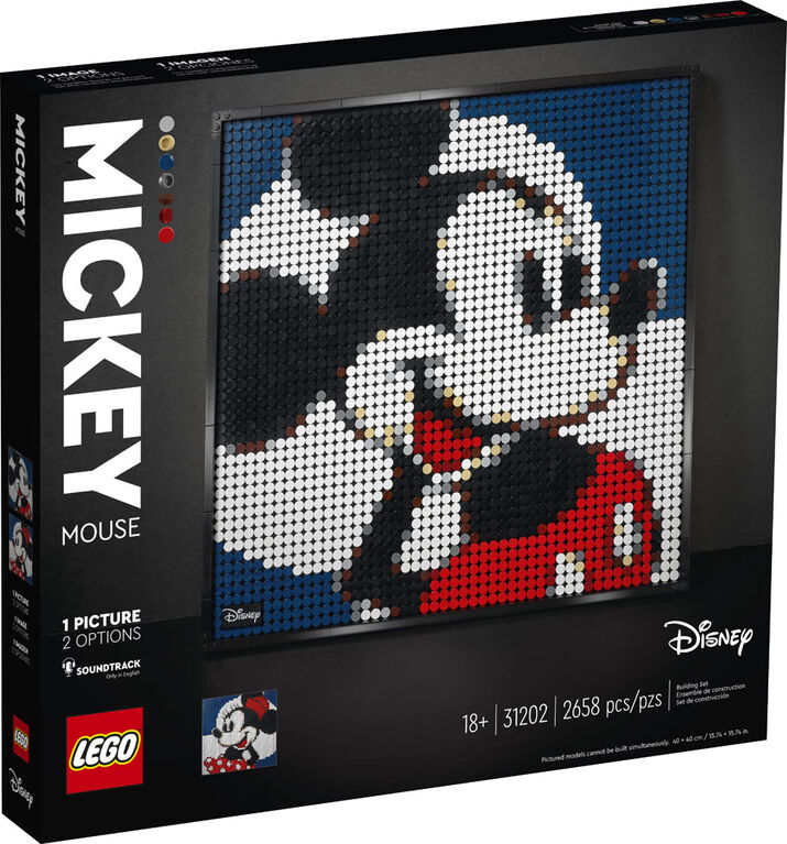 LEGO ART Disney's Mickey Mouse 31202 (2658 pièces)