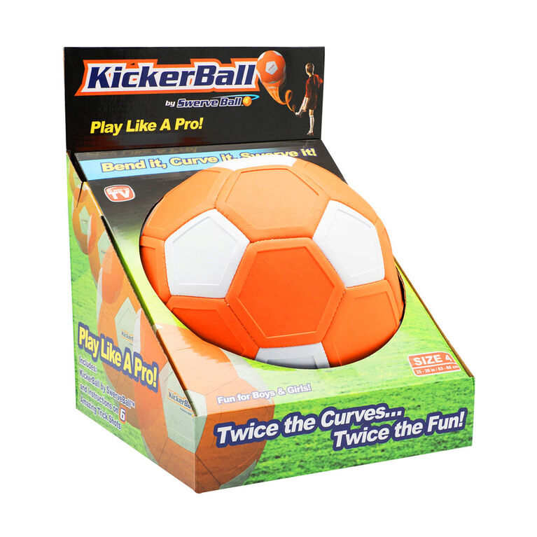 Kickerball - Curve and Swerve Ballon de football – excellent cadeau pour  les garçons – Parfait pour les matchs