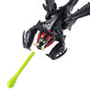 How To Train Your Dragon, Deathgripper et Grimmel, Dragon avec figurine Viking en armure.