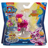 PAW Patrol, Mighty Pups Charged Up Skye Collectible Figure with Light Up Uniform