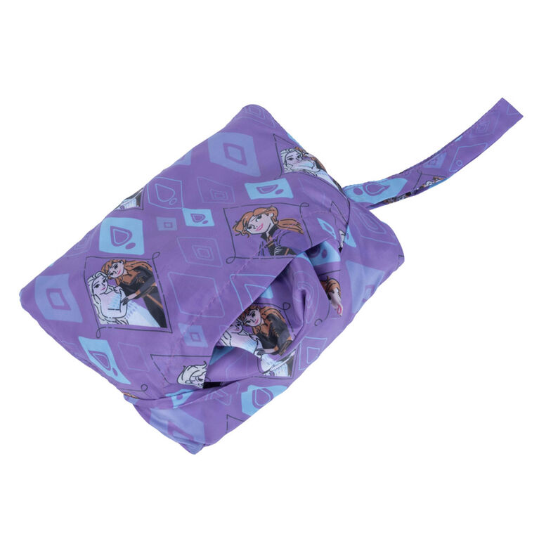 Disney Poncho Repliable Pour Enfant La Reine Des Neiges Violet