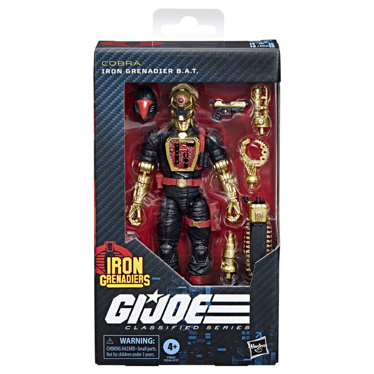 G.I. Joe Classified Series #134, Iron Grenadier B.A.T. Action Figure