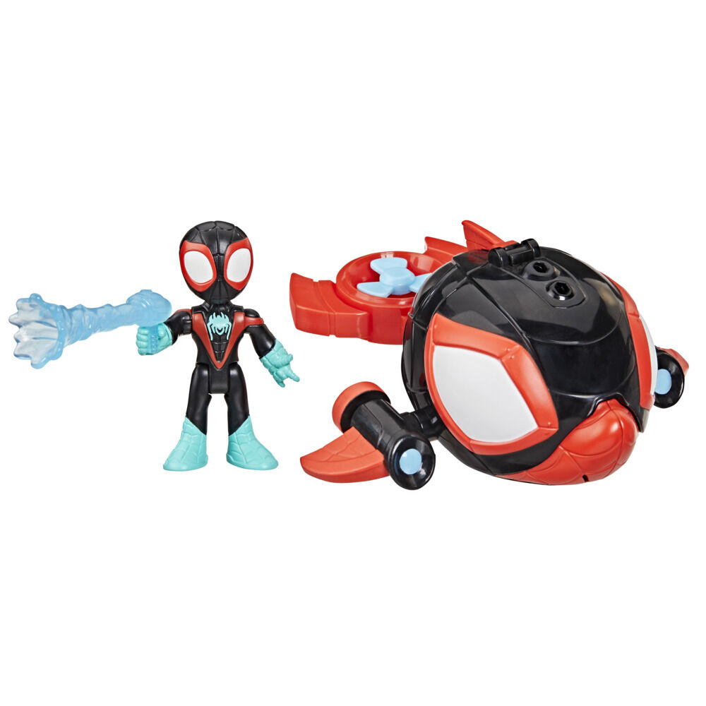 Marvel Spidey and his Amazing Friends Water-Webs Spin Dolphin Submarine Toy
