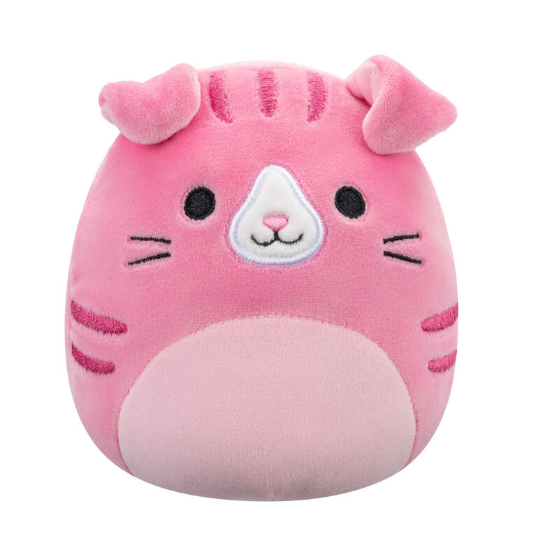Squishmallows 5" Flip-A-Mallows - Geraldine/Brock - Pink Scottish Fold Cat/White and Tan Bulldog