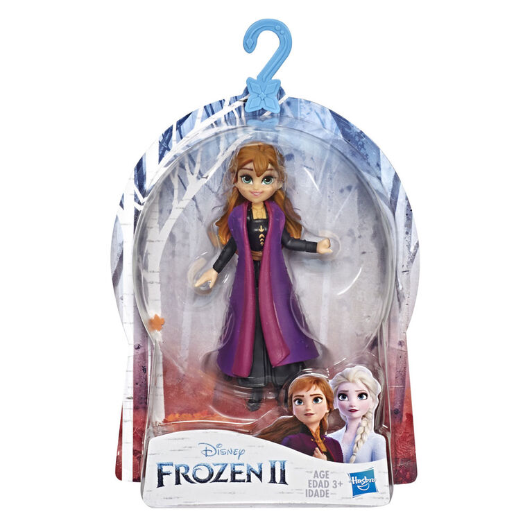Disney La Reine des neiges, Anna, petite poupée avec cape inspirée de La Reine des neiges II