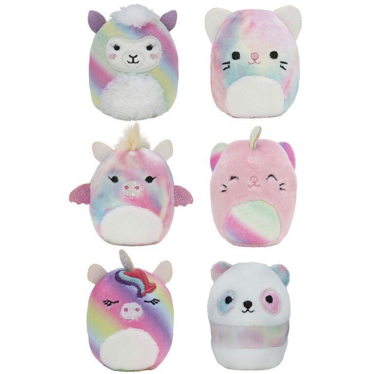 Mini peluches Squishville, paquet de 6 - L'assortiment peut varier