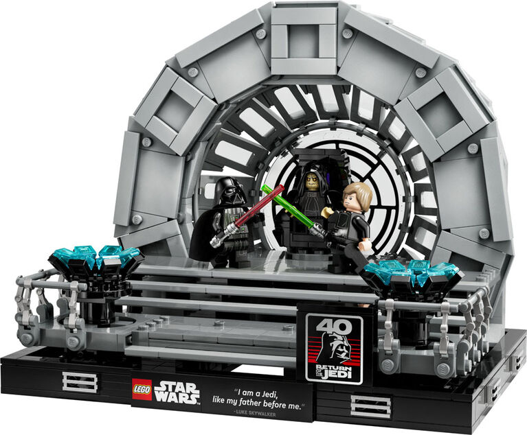 LEGO Star Wars Diorama de La salle du trône de l'Empereur 75352 Ensemble de construction (807 pièces)