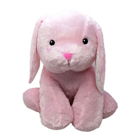 Plushies by Baby Mode Peluche lapin rose - 18"