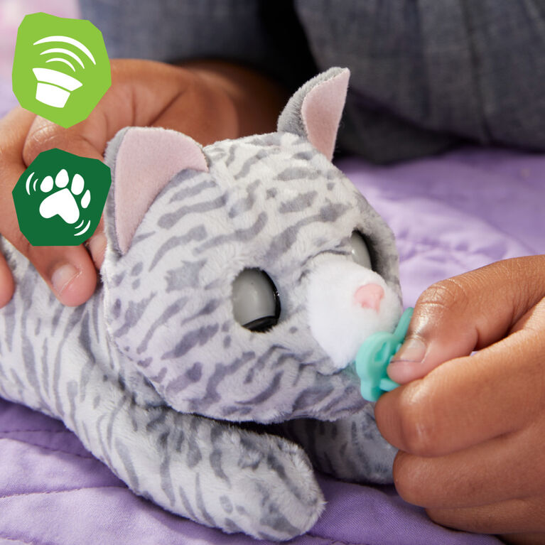 furReal Newborns, Chaton, peluche animatronique interactive, animal électronique