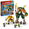 LEGO NINJAGO Les robots de l'équipe ninja de Lloyd et Arin 71794 Ensemble de jeu de construction (764 pièces)