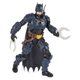 DC Comics, Batman Adventures, Figurine articulée Batman avec 16 accessoires d'armure, 17 points d'articulation, 30 cm