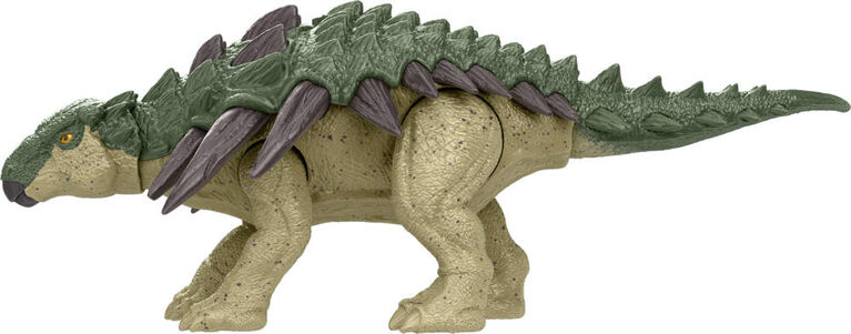 Coffret figurine de dinosaure Edmontonia Meute Enragée de JurassicWorld: Renaissance, jouet original, jeu numérique
