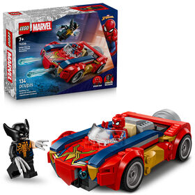 LEGO Marvel Spider-Man La Voiture de Spider-Man contre Wolverine Venomis&eacute; - Jouet de Construction de Superh&eacute;ros pour Enfants - 76336