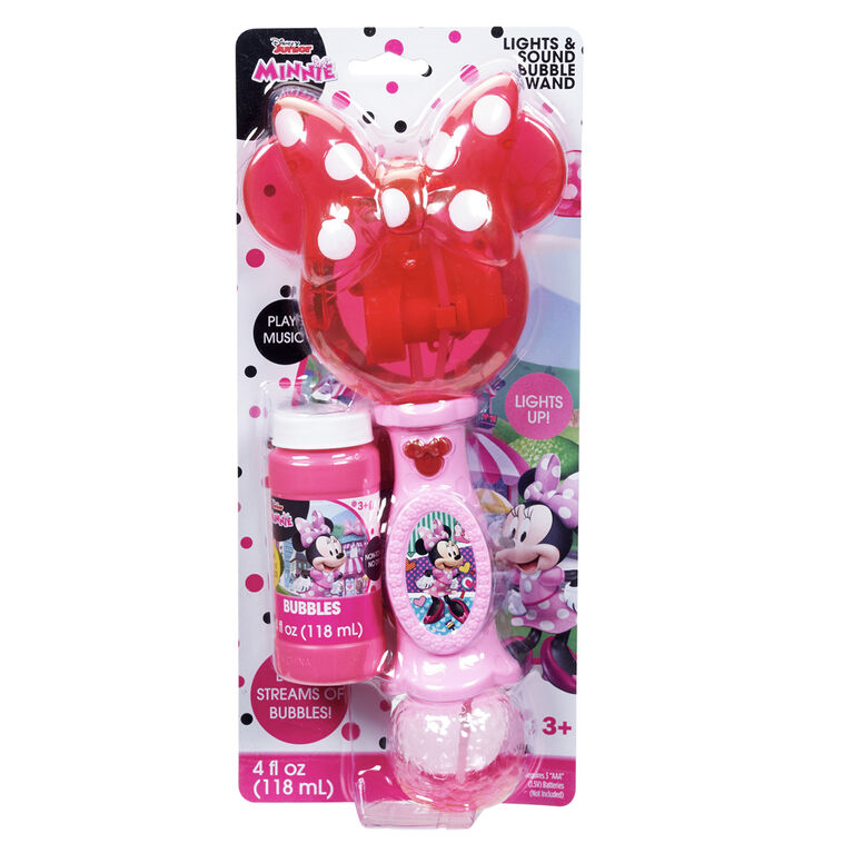 Minnie Mouse Light & Sound Musical Bubble Wand